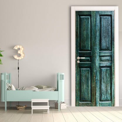 3d Door Cover Sticker - Barn Wallpaper Front Door Mural Wall Decal - Removable Peel Stick Interior Covering Wrap Decor Vinyl For Doors Art