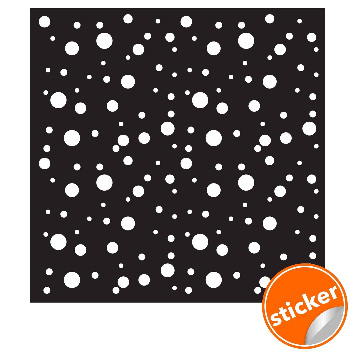 200x White Round Circle Dot Stickers - Small Blank Adhesive Removable Sticky Decals - Matte Vinyl Stick Polka Sticker