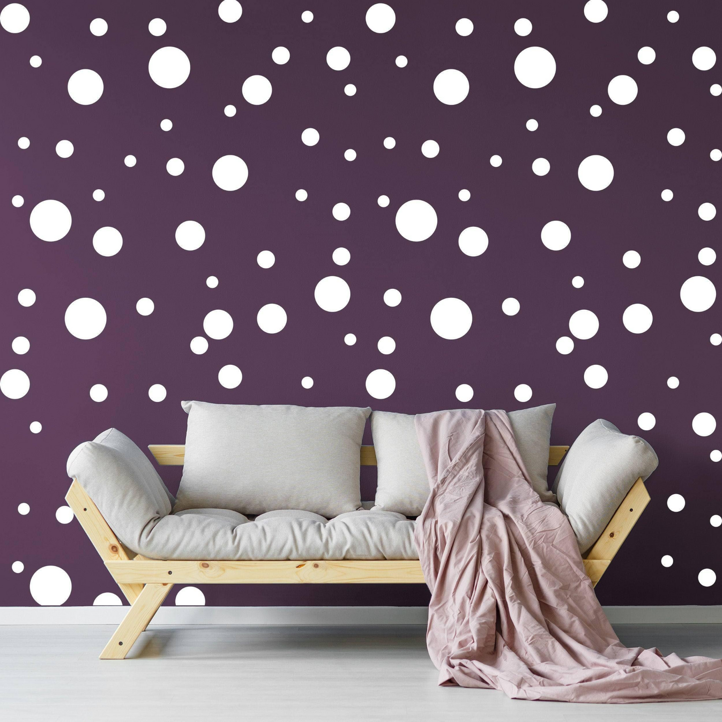 200x White Round Circle Dot Stickers - Small Blank Adhesive Removable Sticky Decals - Matte Vinyl Stick Polka Sticker