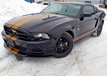 Racing Stripes Car Stickers - Auto Vinyl Decals RT - Full Vehicle Body Rally SRT GT Black Stripe Decal - Truck Sport Lines