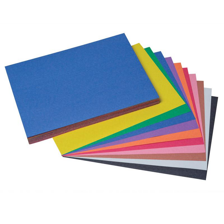 a group of different colored paper
