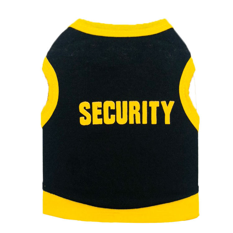 a black and yellow shirt with yellow text