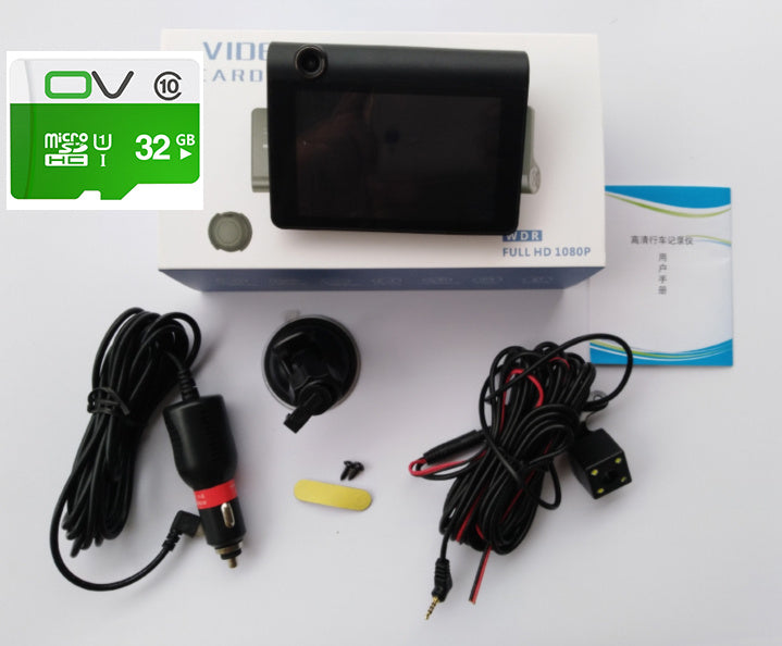 a video camera with a box and cables