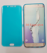 TPU Flip Wallet Blue Case - For Samsung Galaxy S6 edge+