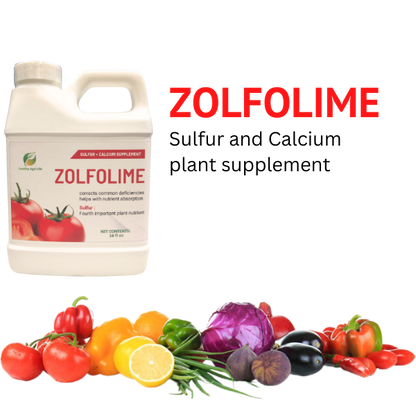 Zolfolime - Sulfur Lawn and Plant Food Liquid - Soil Loosener and Conditioner- Great for Compact Soils, Standing Water, Poor Drainage