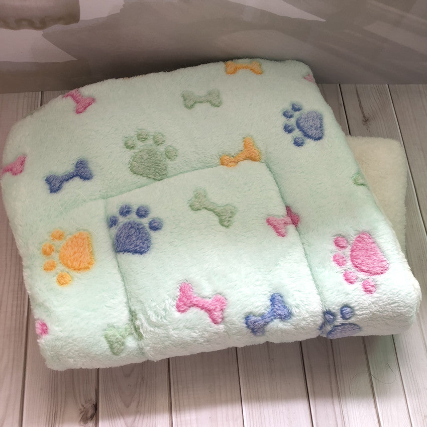 a blanket on a table