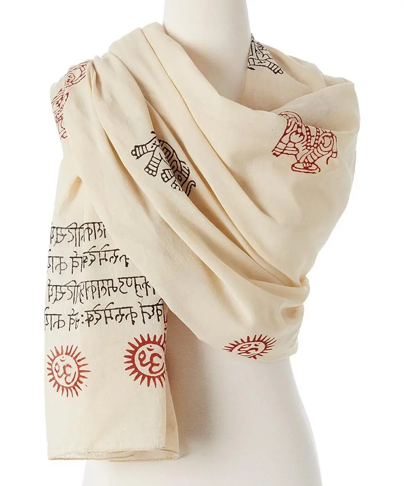 Ganesh Mantra blessing  Praye Shawl