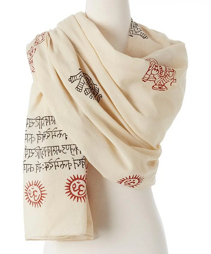 Ganesh Mantra blessing  Praye Shawl
