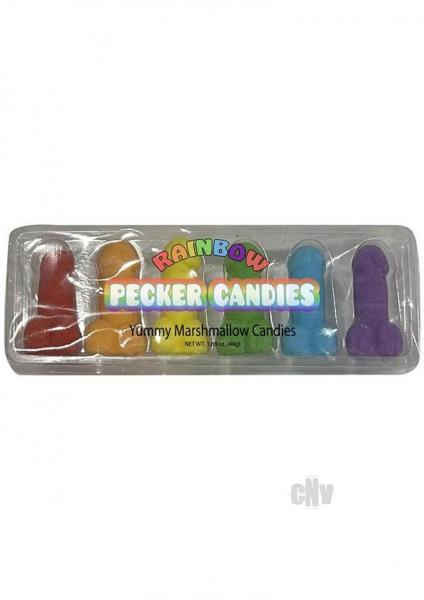 a package of candy in a plastic wrapper