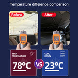 Foldable Umbrella-Style Car Windshield Sun Shade