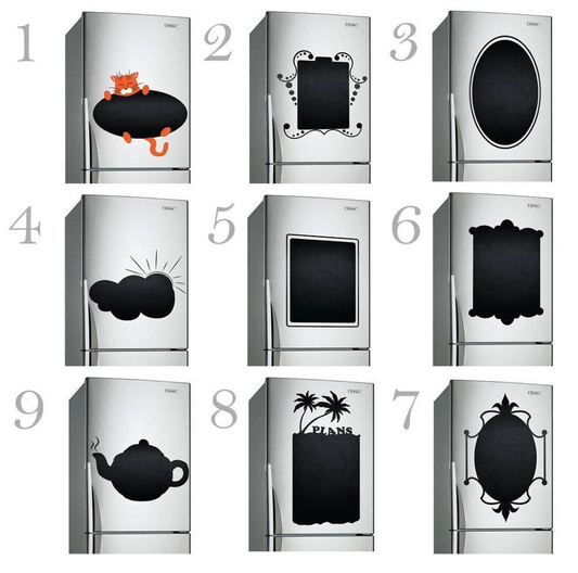 Kitchen Chalkboard Sticker for Refrigerator - Magnetic Fridge Decal