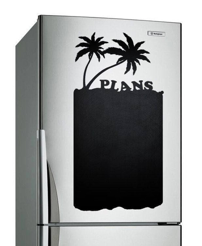 Kitchen Chalkboard Sticker for Refrigerator - Magnetic Fridge Decal