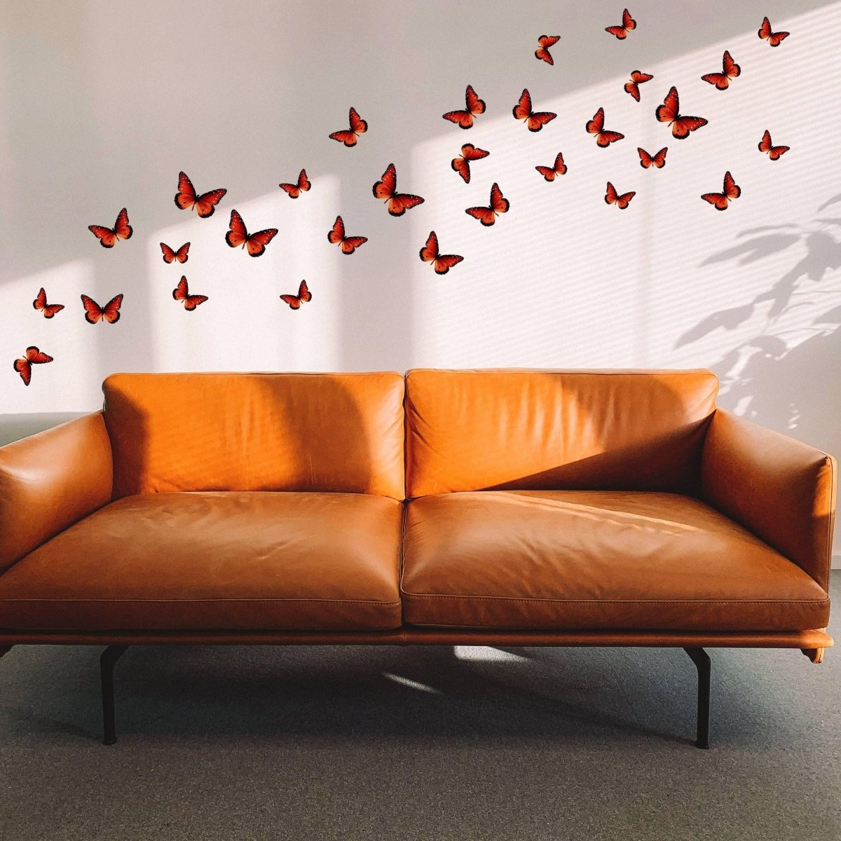 30 Butterfly Wall Decor Stickers - Art Decorations Decals For Girl Room Bedroom - Baby Kids Girls Pink Nursery Sticker - 3d Party Decoration