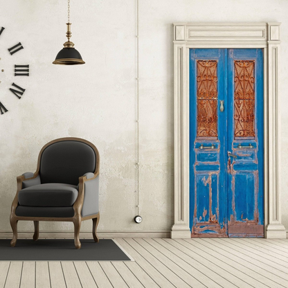 3d Door Cover Sticker - Barn Wallpaper Front Door Mural Wall Decal - Removable Peel Stick Interior Covering Wrap Decor Vinyl For Doors Art