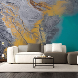 Self-Stick Marble Wall Film - Chic Adhesive Interior Decor Covering