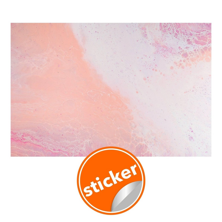 a close up of a sticker