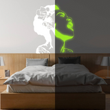EnchantGlow: Luminous Night Glow Wall Sticker Decal, Radiant Wall Art Illumination
