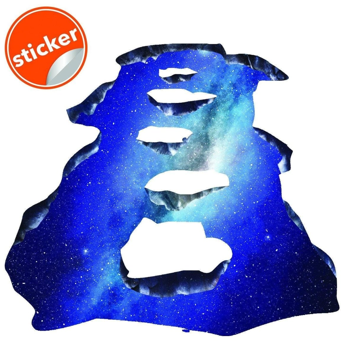 3d Space Bridge Floor Vinyl Decal - Bathroom Living Room Flooring Galaxy Decals Stick Peel Decor Stickers Decoration Kids Classroom Sticker