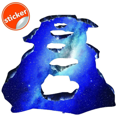3d Space Bridge Floor Vinyl Decal - Bathroom Living Room Flooring Galaxy Decals Stick Peel Decor Stickers Decoration Kids Classroom Sticker