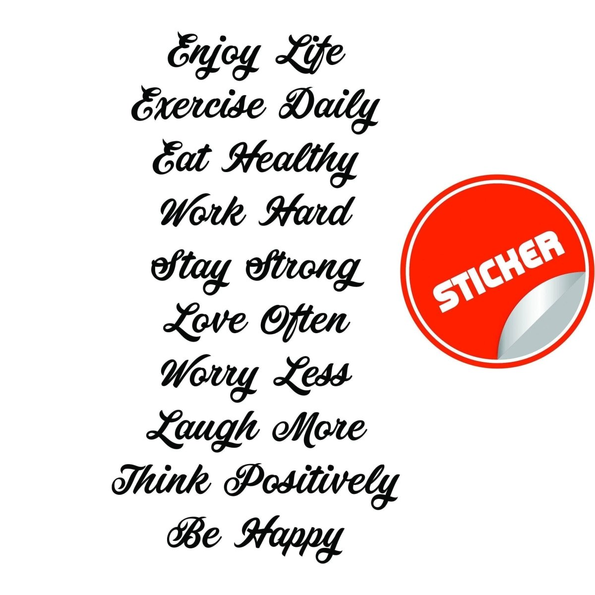 Stair Riser Step Quotes Vinyl Decals - Home Staircase Stairway Family Sayings Stickers - Art Sticker Set For Stairs Steps Words Decor Decal