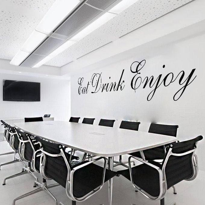 Elegant Inspirational Quote Wall Decal - Vinyl Kitchen Sticker
