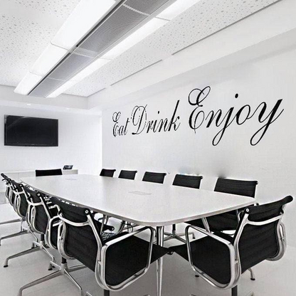 Elegant Inspirational Quote Wall Decal - Vinyl Kitchen Sticker