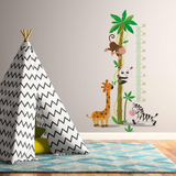 Giraffe Wall Sticker - Growth Measurement Tracker Decal - Kids Height Chart