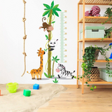 Giraffe Wall Sticker - Growth Measurement Tracker Decal - Kids Height Chart
