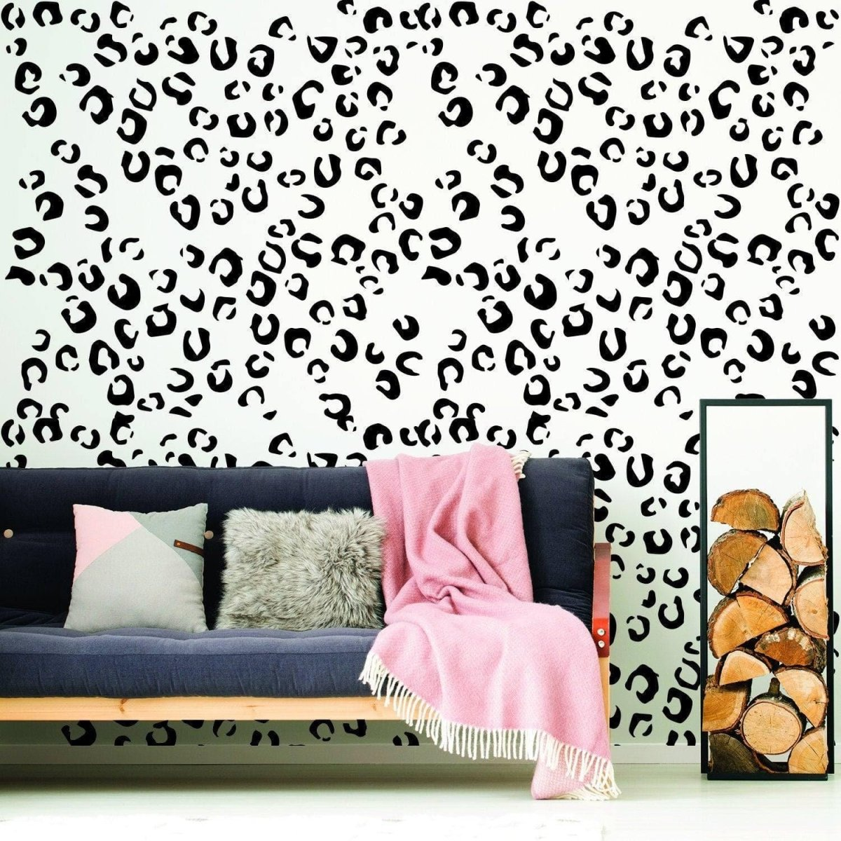 50x Leopard Animal Skin Sticker - Pack Of Cheetah Skins Print Decal Vinyl Wrap Stickers - Cute Spot Art For Girls Transfer Decals