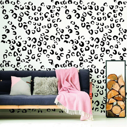 50x Leopard Animal Skin Sticker - Pack Of Cheetah Skins Print Decal Vinyl Wrap Stickers - Cute Spot Art For Girls Transfer Decals