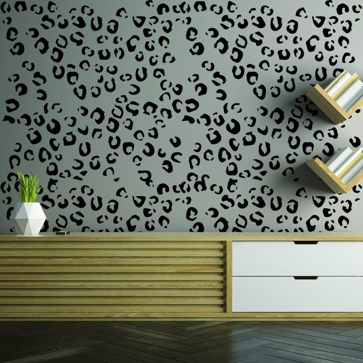 50x Leopard Animal Skin Sticker - Pack Of Cheetah Skins Print Decal Vinyl Wrap Stickers - Cute Spot Art For Girls Transfer Decals