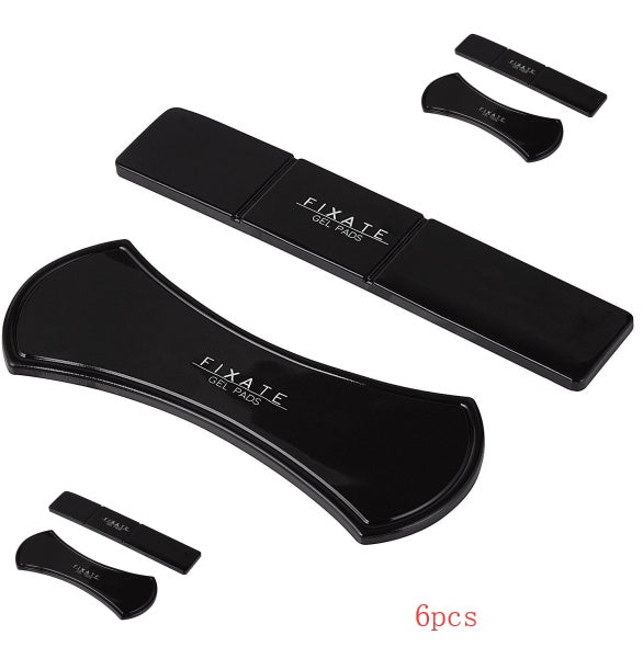 a black rectangular object with silver text