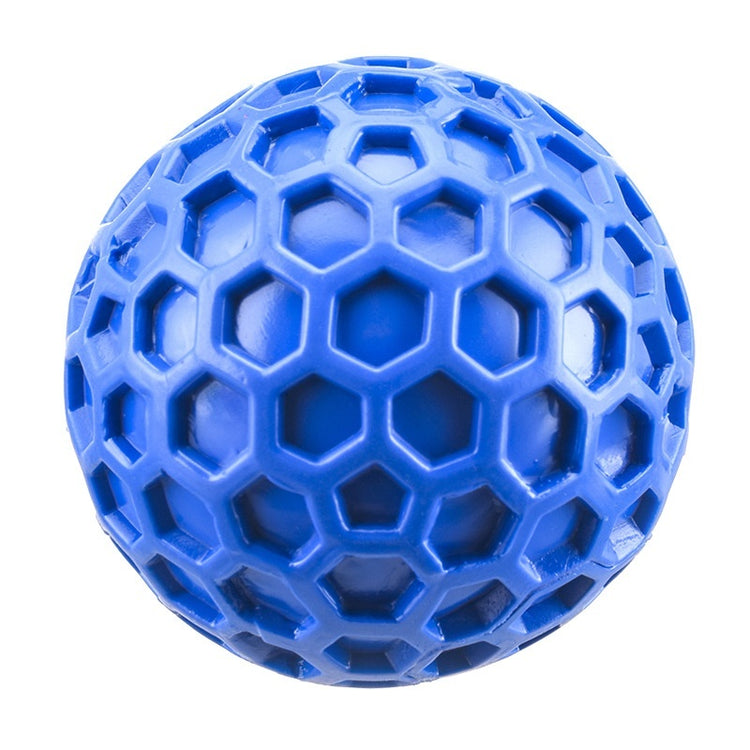 a blue ball with a pattern on it