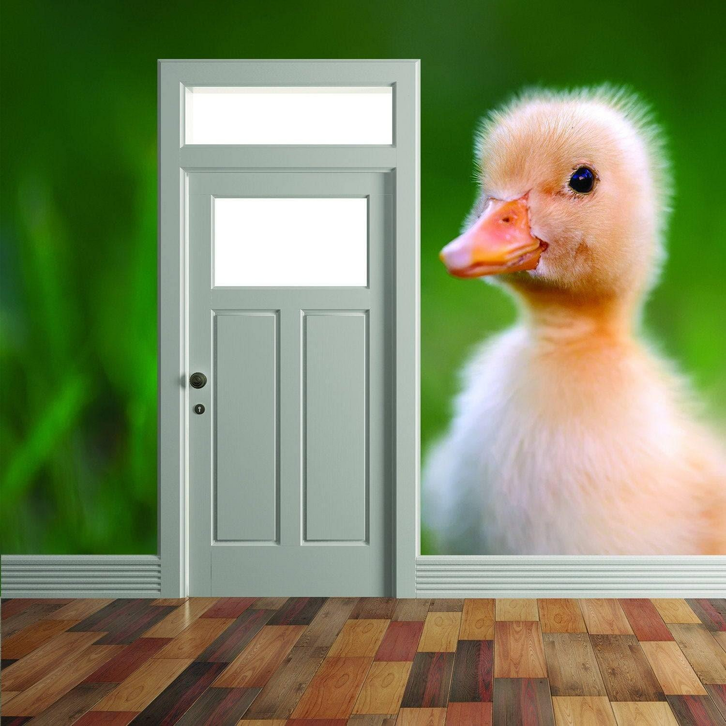 Duck Wallpaper Vinyl Decal Decor - Home Bedroom Peel And Stick Removable Art Wall Paper Sticker - Cute Adhesive Room Decoration Deco
