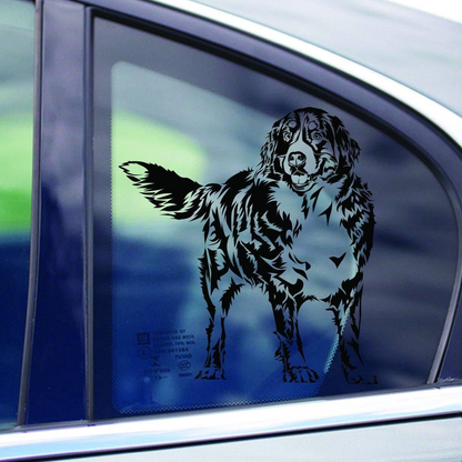 Custom Wall Decal Of Your Pet - Personalized Dog Lover Portrait Vinyl Sticker Gift Idea - Customized My Love Memorial Rescue Art Car Home