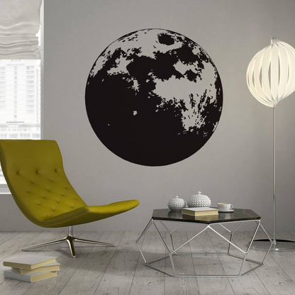 Moon Phase Wall Decor Decal - Kid Full Large Sticker For Nursery Baby Kids Room - Bedroom Ceiling Decorations Art Home Removable Vinyl