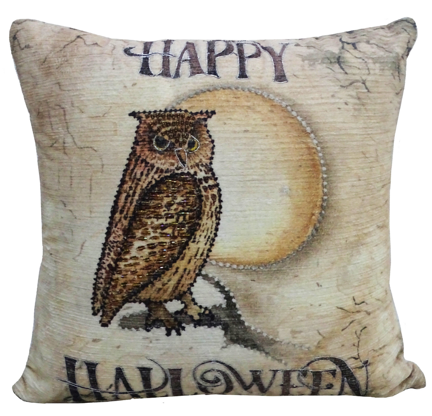 20" x 20" Halloween Decorative Throw Pillow "Owl"