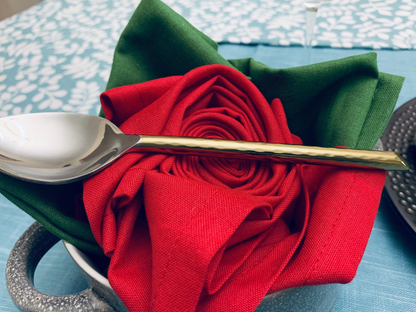 Vibhsa Golden Silverware Tablespoons Set of 6