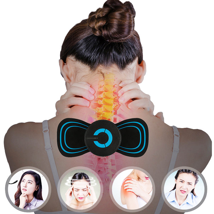 a woman with her back pain