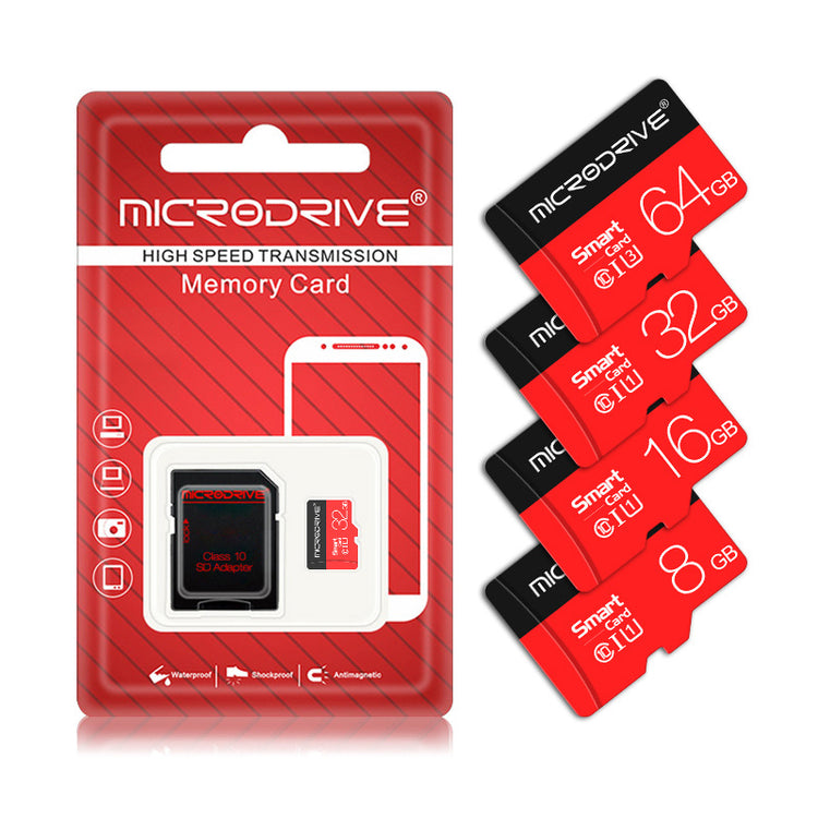 a red and black memory cards