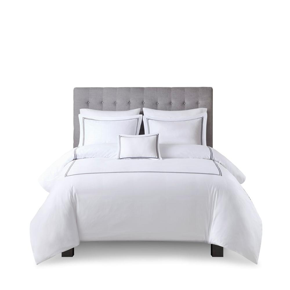 100% Cotton Sateen Embroidered Comforter Set