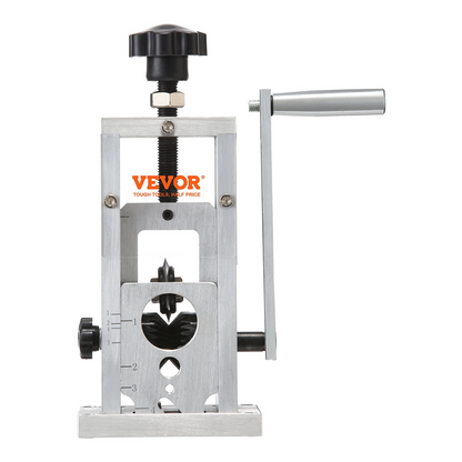 VEVOR Manual Wire Stripping Machine, 0.06''-1.5'' Copper Stripper with Hand Crank or Drill Powered, Visible Stripping Depth Reference, Portable Aluminum Frame Wire Peeler for Scrap Copper Recycling