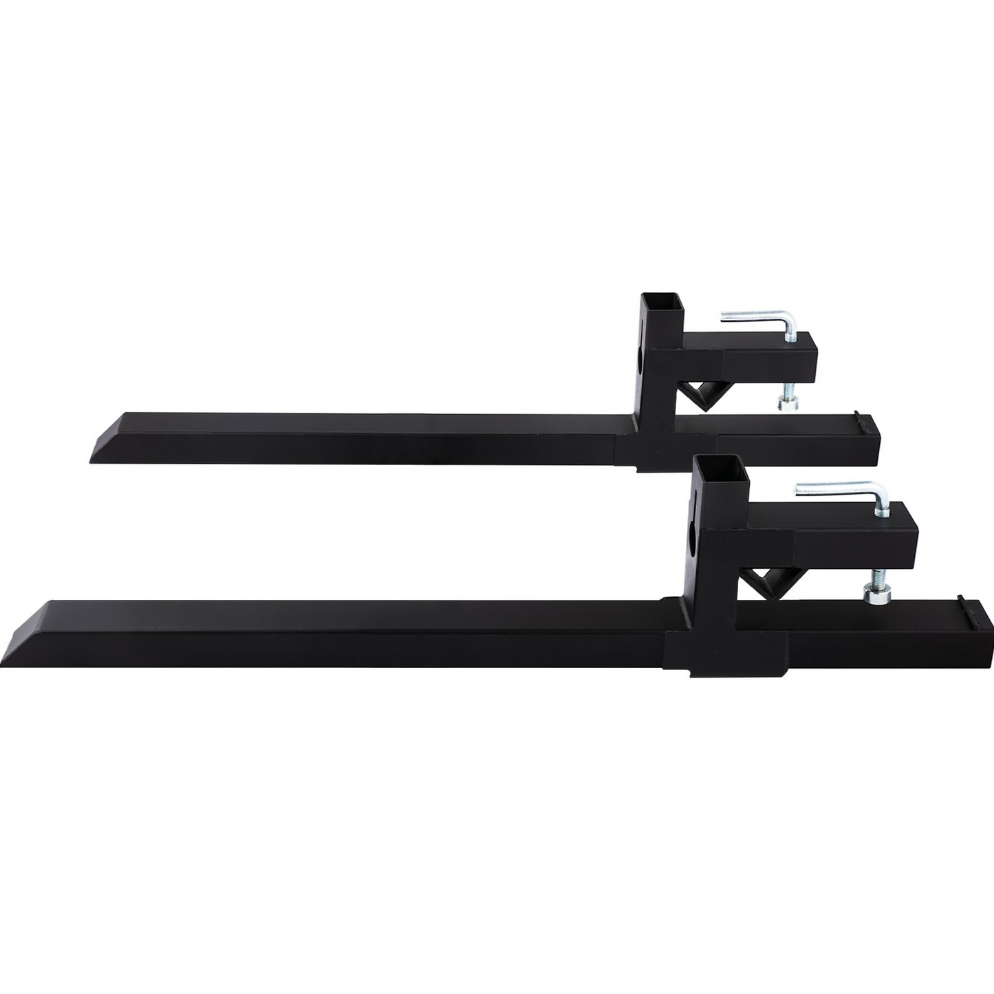VEVOR Pallet Forks 2000 Lbs Clamp On Tractor Bucket Forks 46.9" Total Length, Heavy Duty Front Loader Forks, Fork Attachment for Skid Steer, Loader Bucket