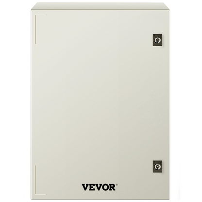 VEVOR NEMA Steel Enclosure, 24 x 16 x 9'' NEMA 4X Fiberglass Electrical Box, IP66 Waterproof & Dustproof, Outdoor/Indoor Electrical Junction Box, with Mounting Plate(60 x 40 x 23 cm)