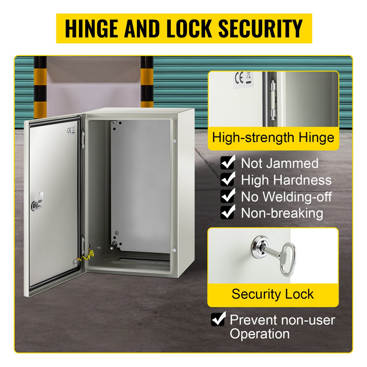 a metal box with a key