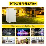VEVOR NEMA Steel Enclosure, 20 x 12 x 10'' NEMA 4X Steel Electrical Box, IP66 Waterproof & Dustproof, Outdoor/Indoor Electrical Junction Box, with Mounting Plate