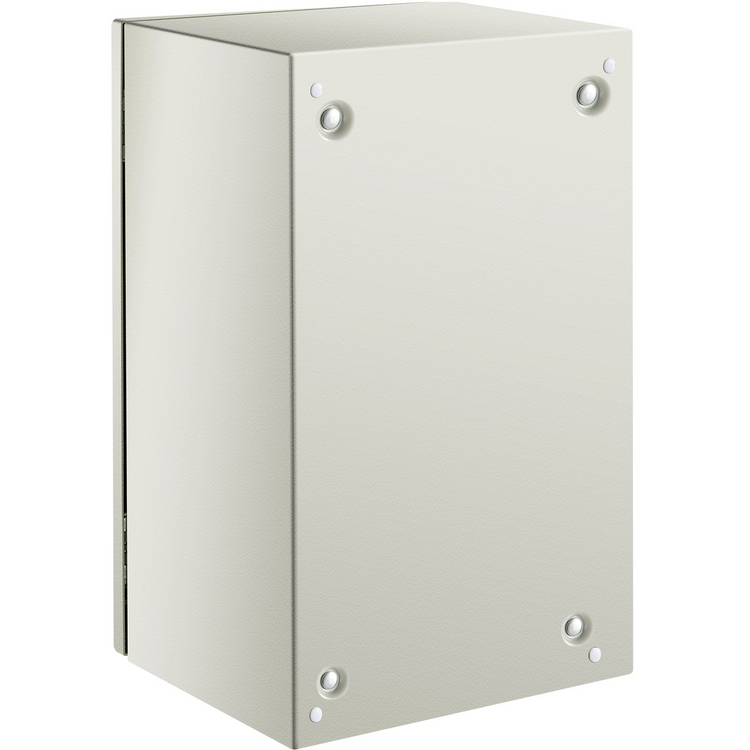 a white box with screws