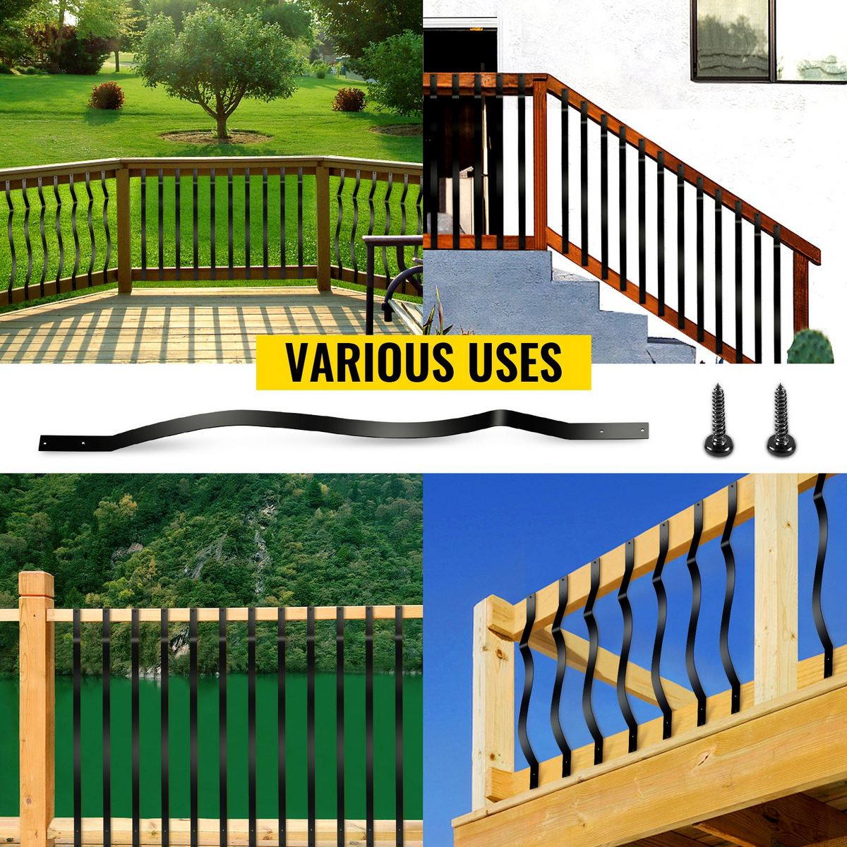 a collage of different uses