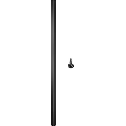 VEVOR Deck Balusters, 101 Pack Metal Deck Spindles, 26"x0.75" Staircase Baluster with Screws, Aluminum Alloy Deck Railing for Wood and Composite Deck, Square Baluster for Outdoor Stair Deck Porch