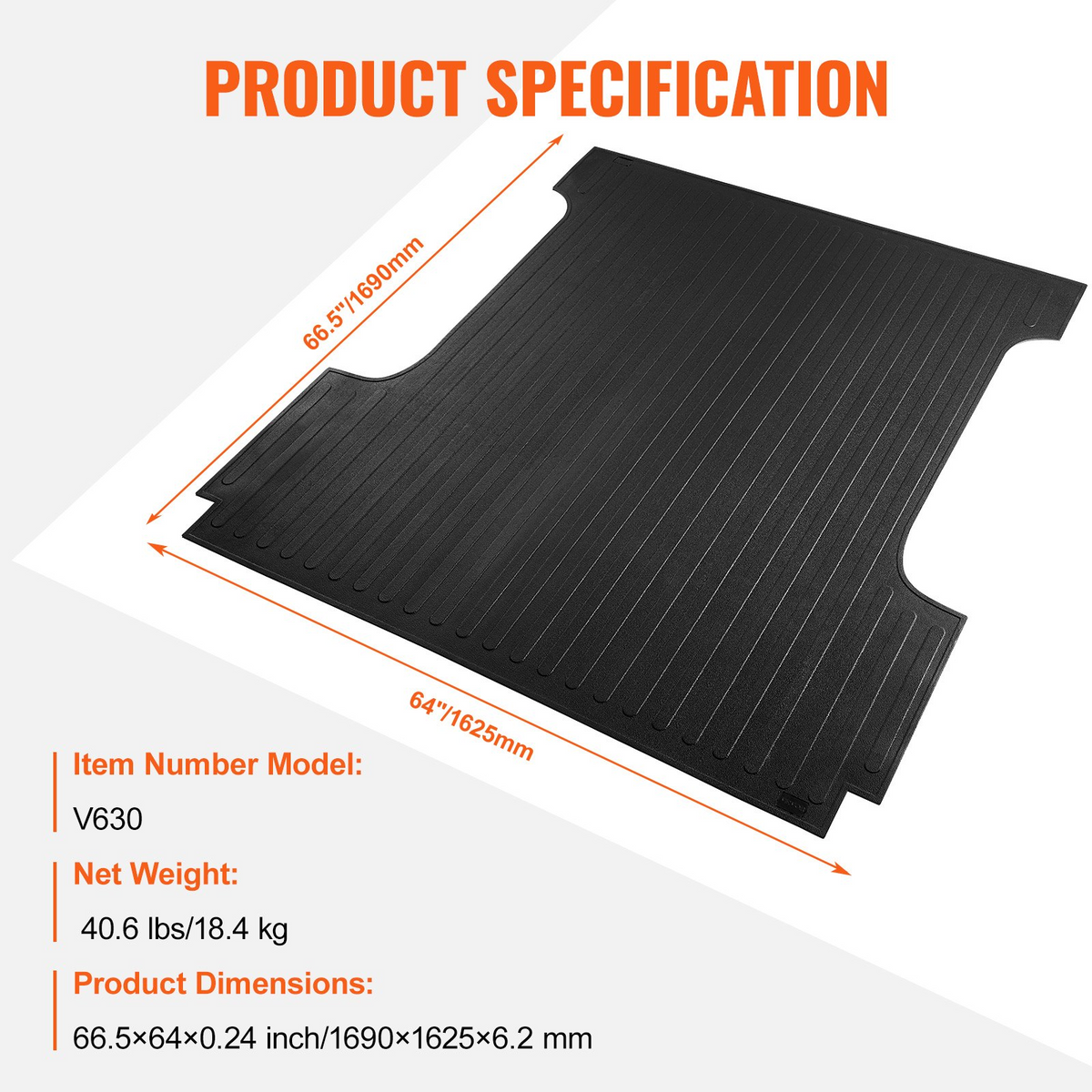 a black mat with a white background
